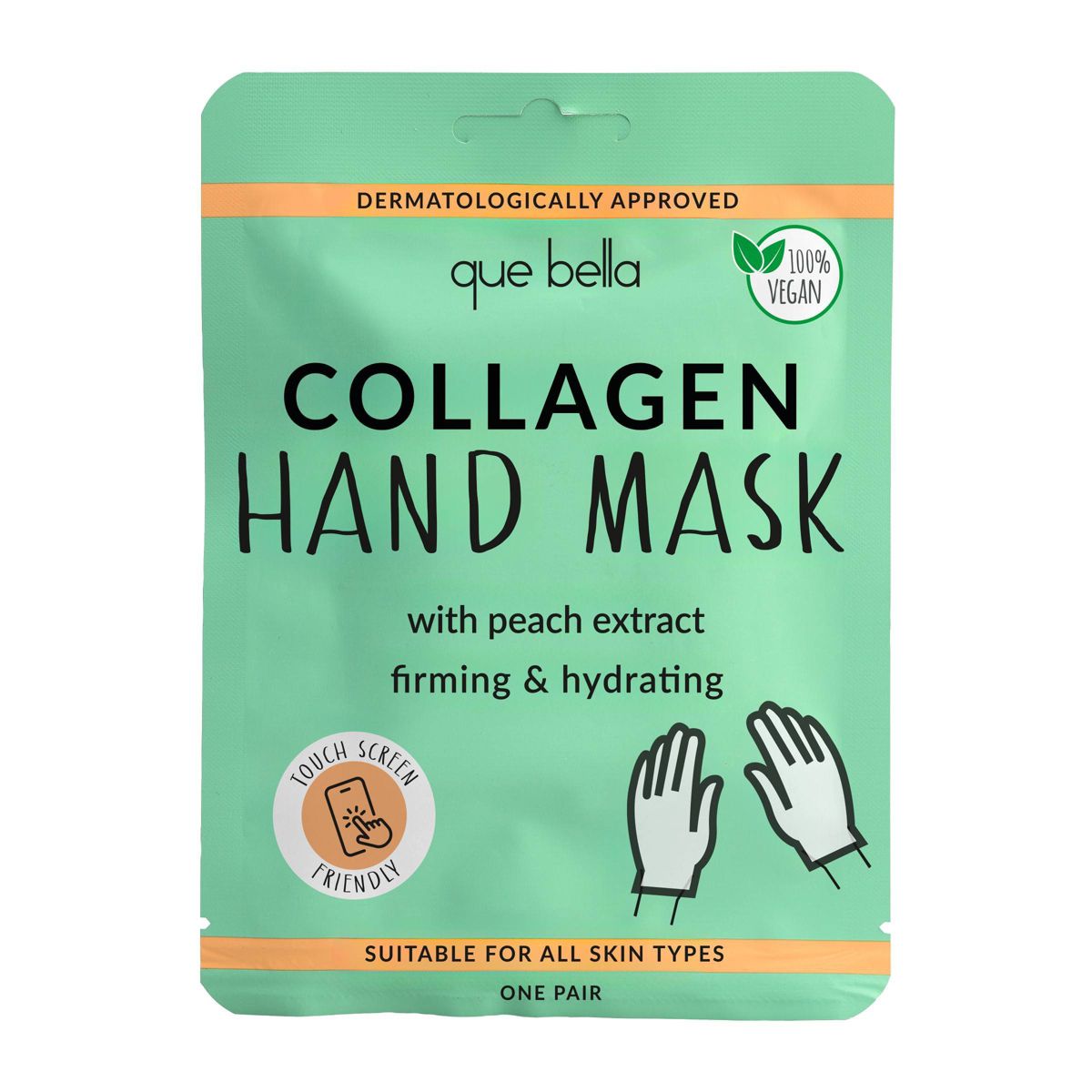 Que Bella Collagen Hand Mask - 0.5oz
