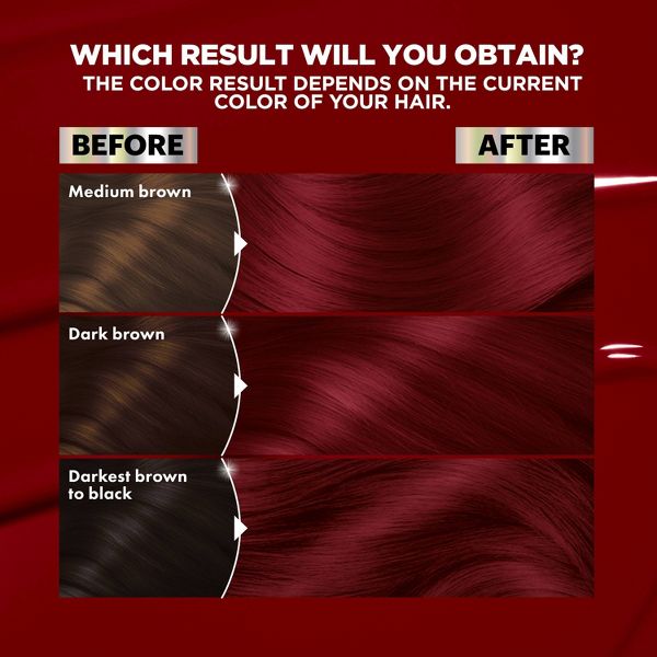 Garnier Nutrisse Nourishing Color Creme - V2 Dark Intense Violet: For All Hair Types, Includes Gloves, Permanent Hair Color