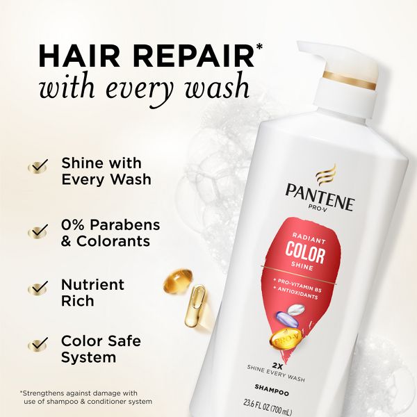 Pantene Radiant Color Shine Shampoo - 23.6 fl oz