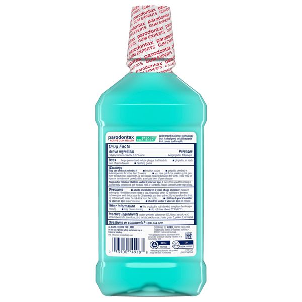 Parodontax Active Gum Health Breath Freshener 500ml/3pk