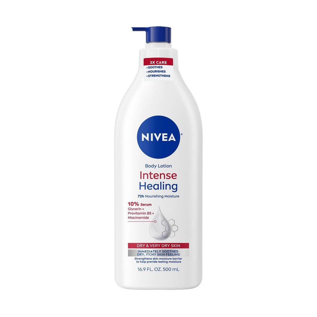 NIVEA Intense Healing Body Lotion for Dry Skin Scented - 16.9 fl oz