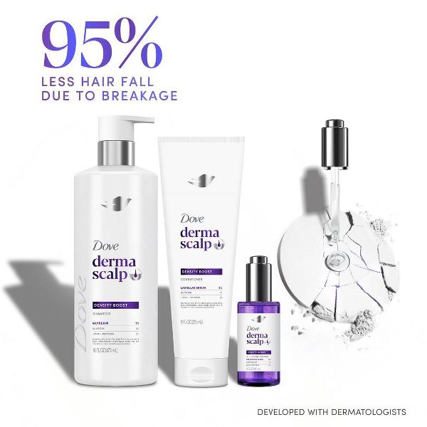 Dove Beauty Derma Scalp Density Boost Shampoo - 16 fl oz