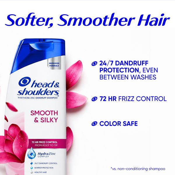 Head & Shoulders Smooth & Silky Shampoo - 12.5 fl oz
