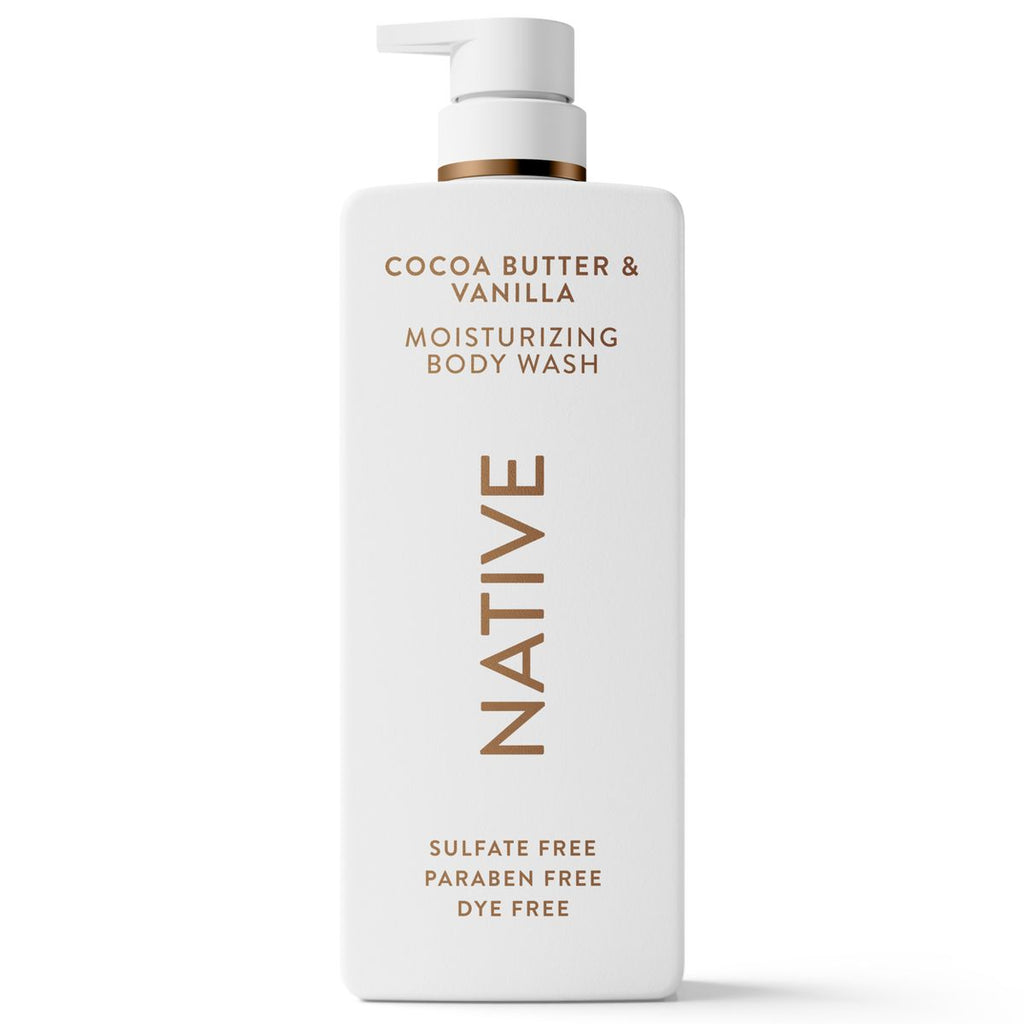 Native Moisturizing Body Wash - Cocoa Butter & Vanilla - 22 fl oz