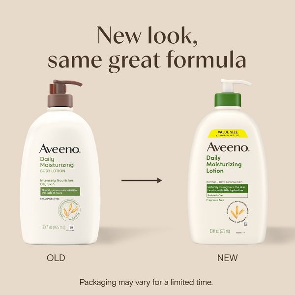 Aveeno Daily Moisturizing Lotion For Dry Skin - Fragrance Free - 8oz