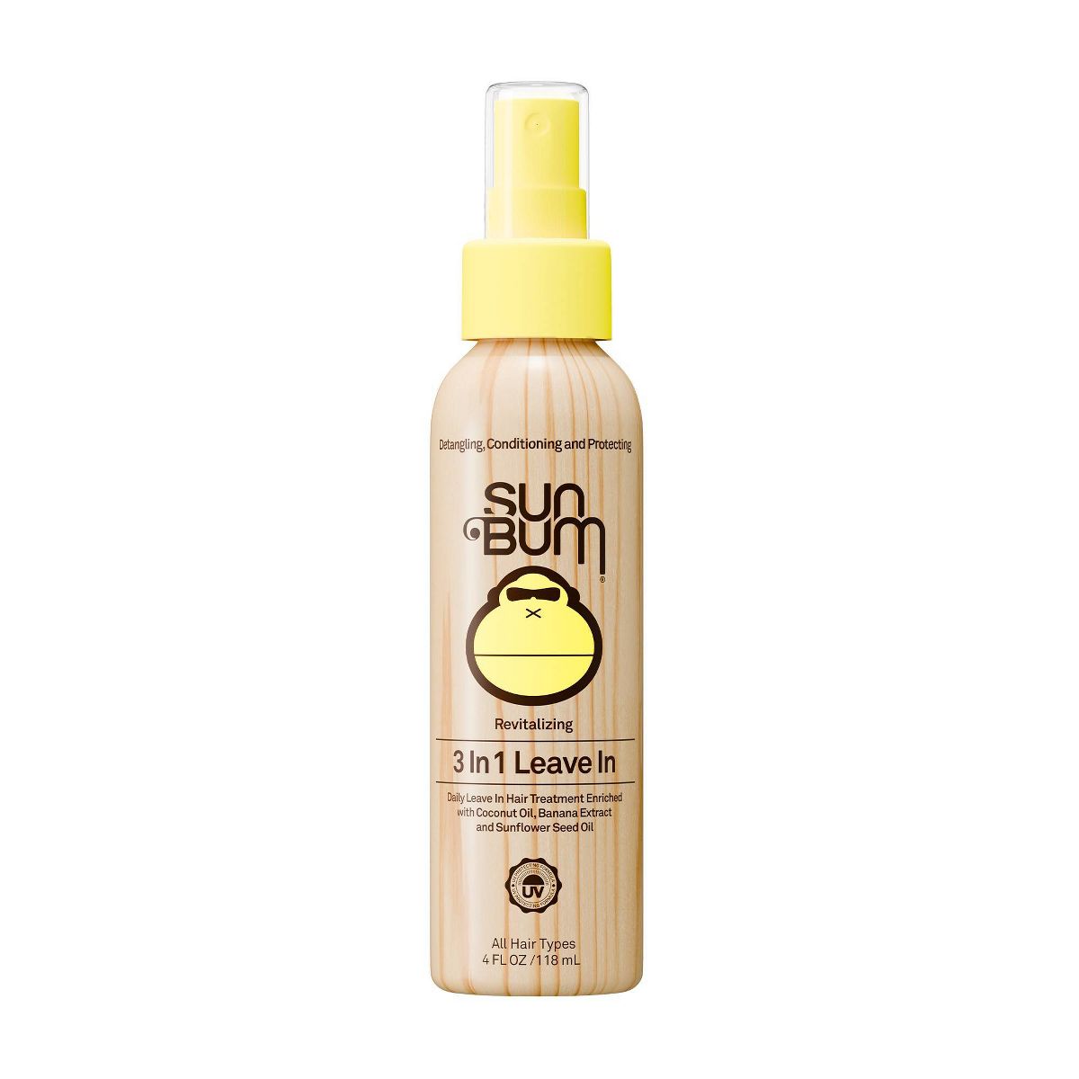 Sun Bum 3-in-1 Leave In Hair Conditioning Treatments - 4 fl oz