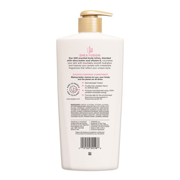 Jergens Shea Fusion Confetti Cake, Scented Body Lotion with Vitamin E - 14 fl oz