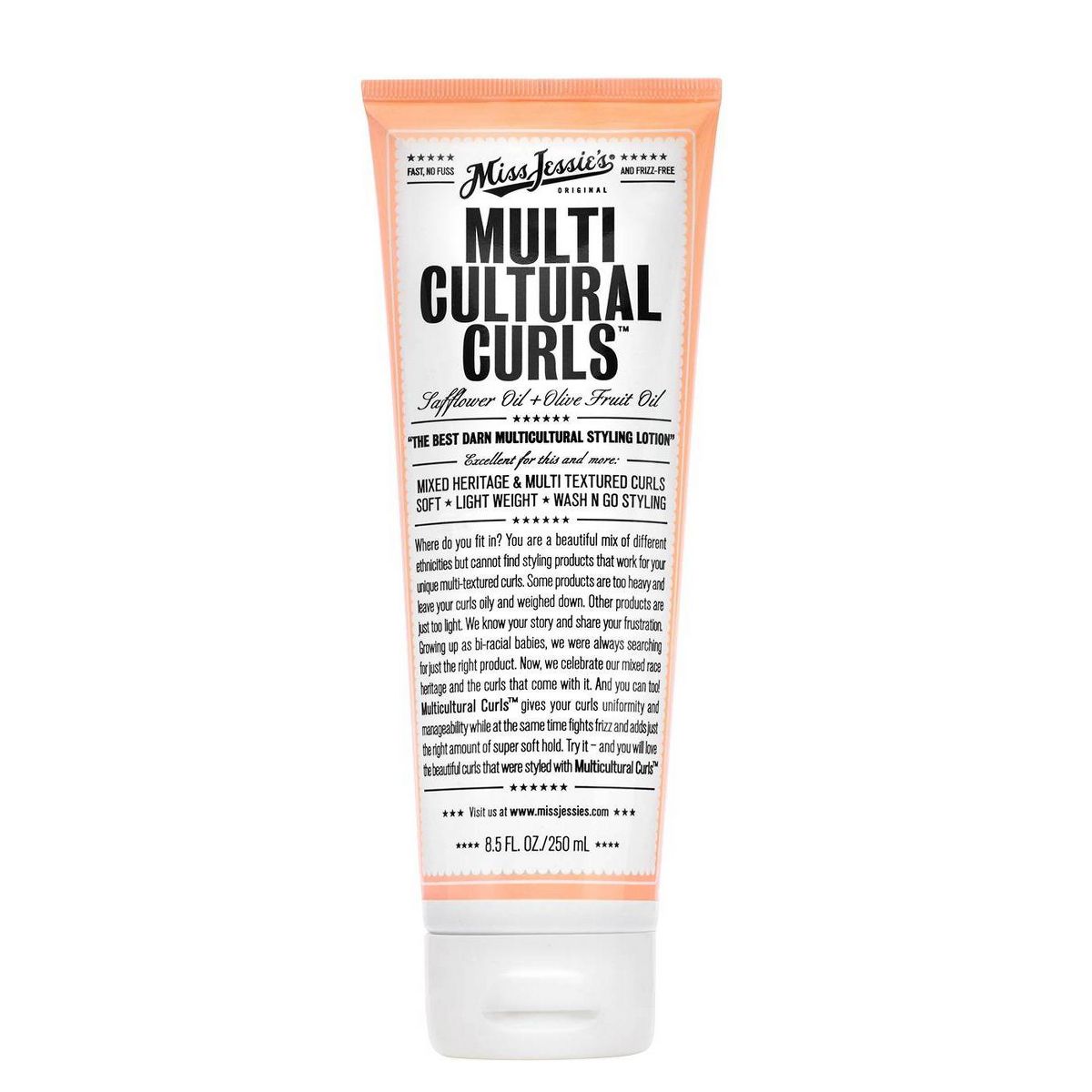 Miss Jessie's Multicultural Curls - 8.5 fl oz: Curl Enhancing Lotion, Moisturizing, Smoothing for Textured Hair