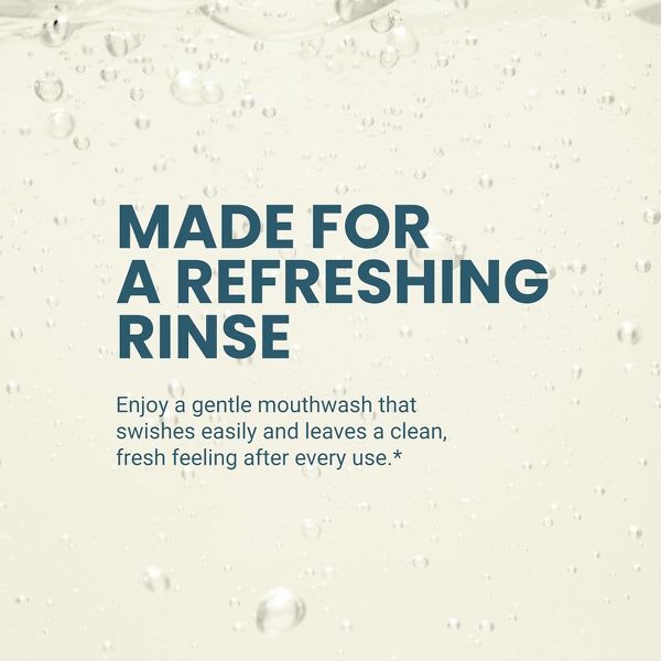 M3 Prebiotic Mouthwash, Fluoride-Free, Sugar-Free and Alcohol-Free Oral Rinse for Gum Health, Fresh Mint Mouthwash for Daily Oral Care, 16 fl oz