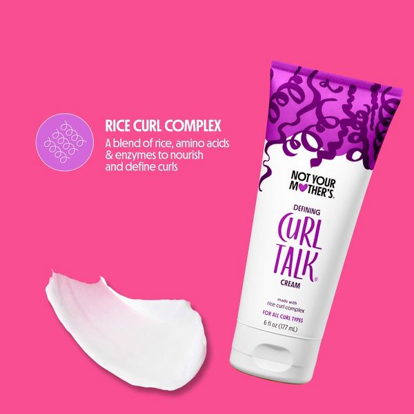 Not Your Mother's Curl Talk Defining Cream - 9.7 fl oz: Paraben-Free, Sulfate-Free, Moisturizing, Suitable for All Hair Types