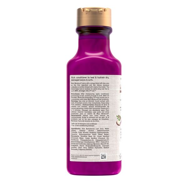 Maui Moisture Heal & Hydrate + Shea Butter Conditioner to Repair & Deeply Moisturize Tight Curly Hair - 13 fl oz