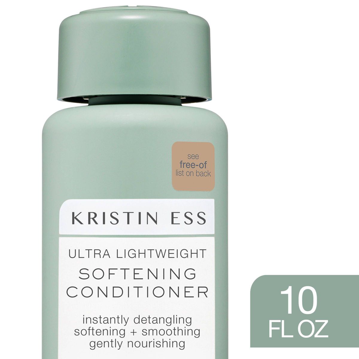 Kristin Ess Softening + Moisturizing Conditioner, Palo Santo Scent, Vegan, Paraben-Free, 10 fl oz