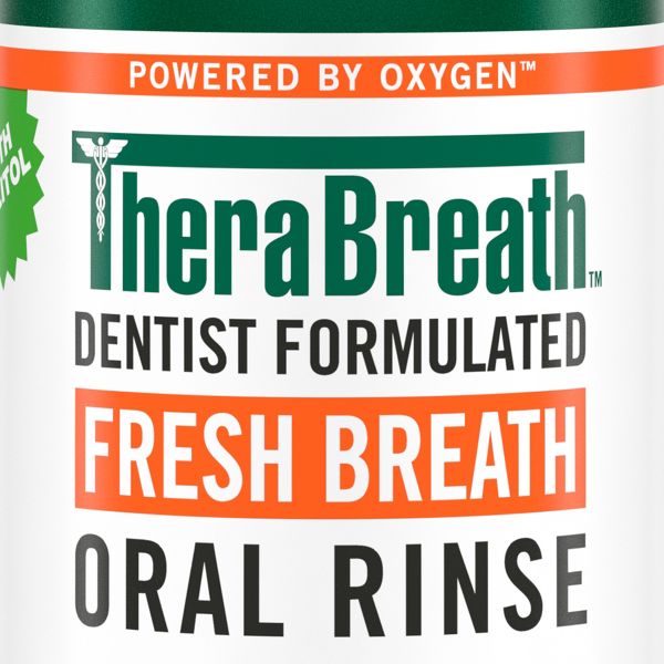 TheraBreath Fresh Breath Mouthwash Alcohol-Free - Rainforest Mint - 16 fl oz