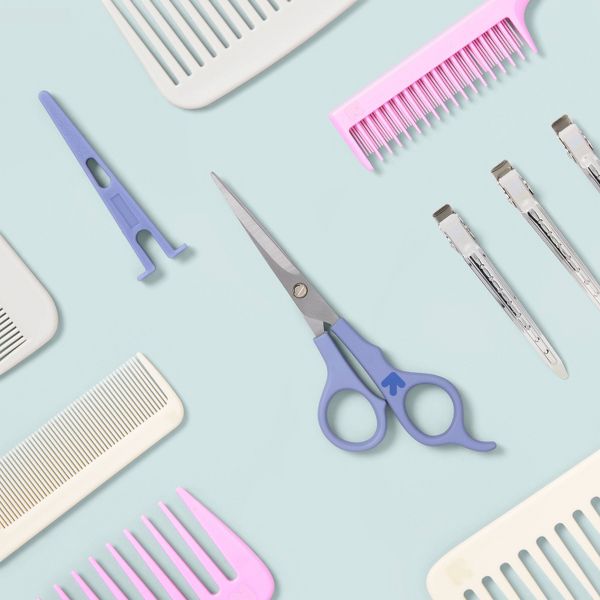 Shears + Safety Blade Cover Hair Styling Scissors - up&up™