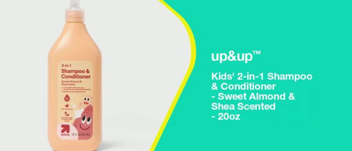 Kids' 2-in-1 Shampoo & Conditioner - Sweet Almond & Shea Scented - 20oz - up&up™