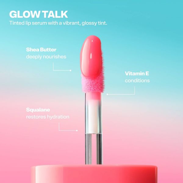 Bubble Skincare x e.l.f Glow Talk Tinted Lip Serum - Berry Well