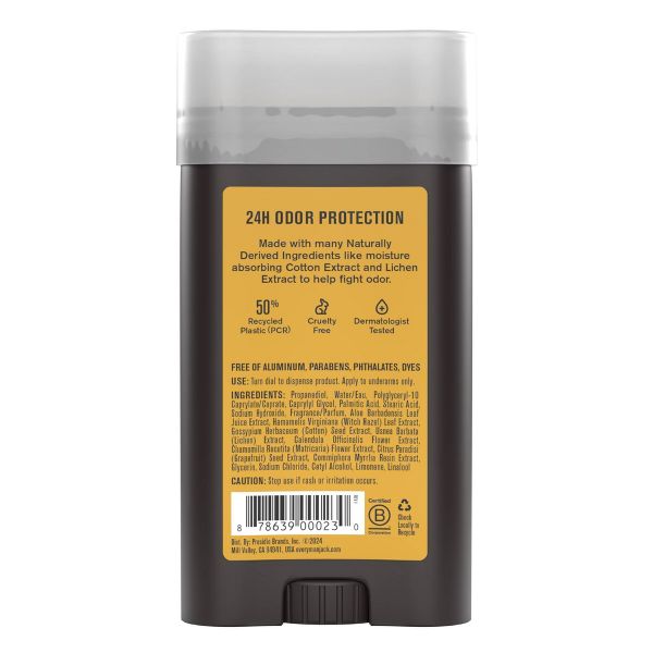 Every Man Jack Sandalwood Men's 16.9 fl oz Body Wash + 2 Pack/3oz Each Deodorants