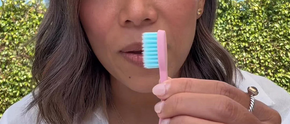 Cocolab Cocobrush Extra-Soft Toothbrush - Pool Blue
