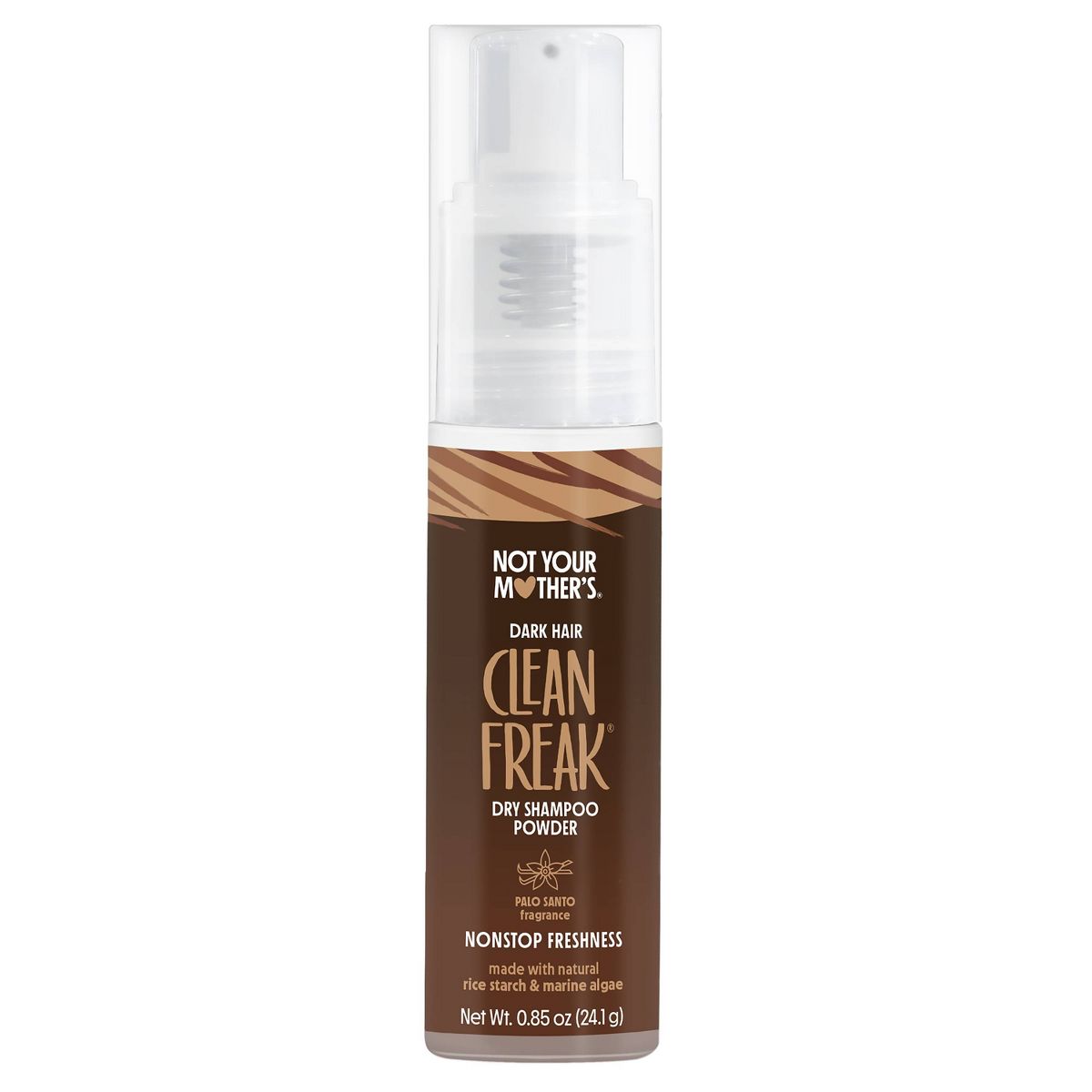 Not Your Mother's Clean Freak Dark Hair Dry Shampoo Powder - 0.85oz