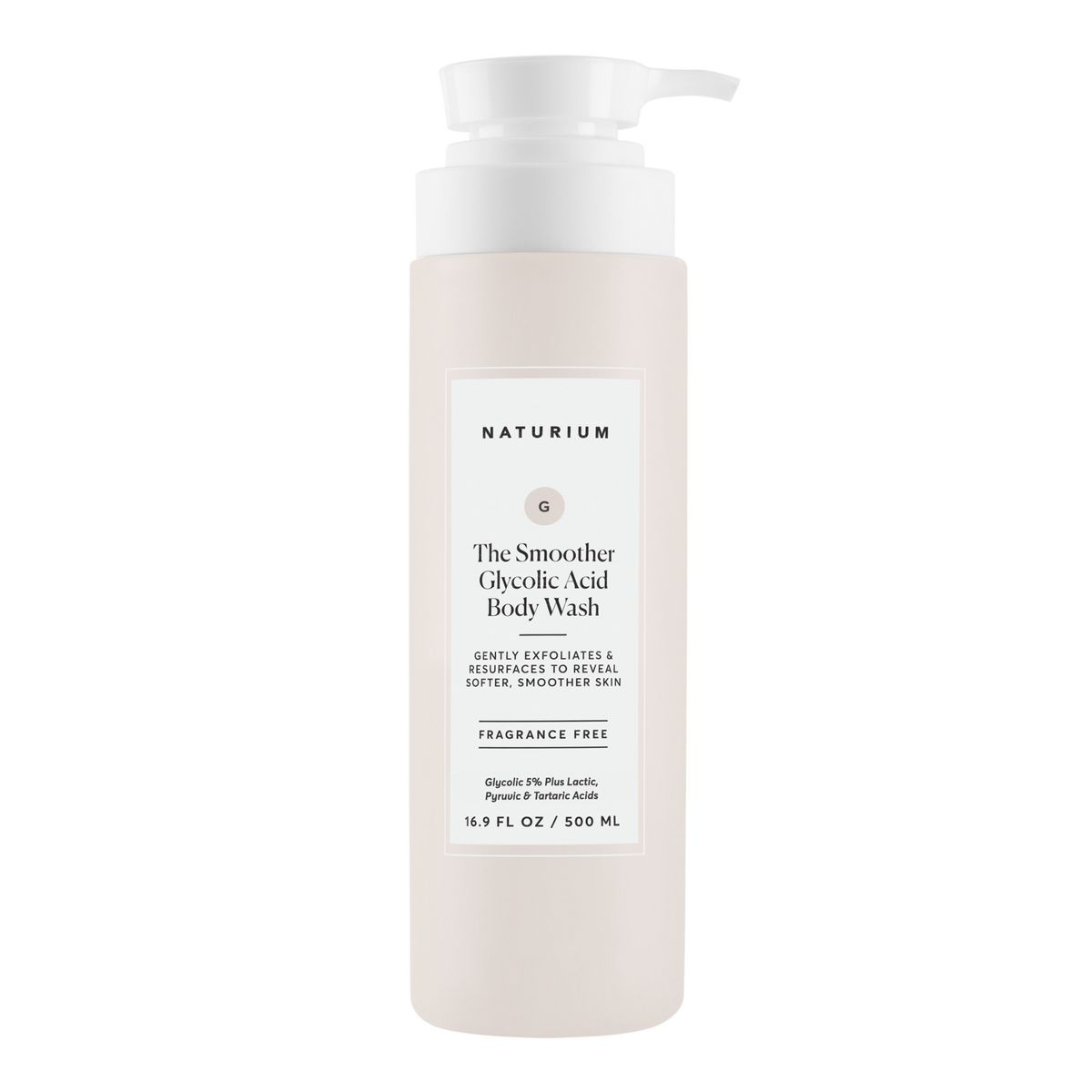Naturium The Smoother Glycolic Acid Exfoliating Body Wash - 16.9 fl oz