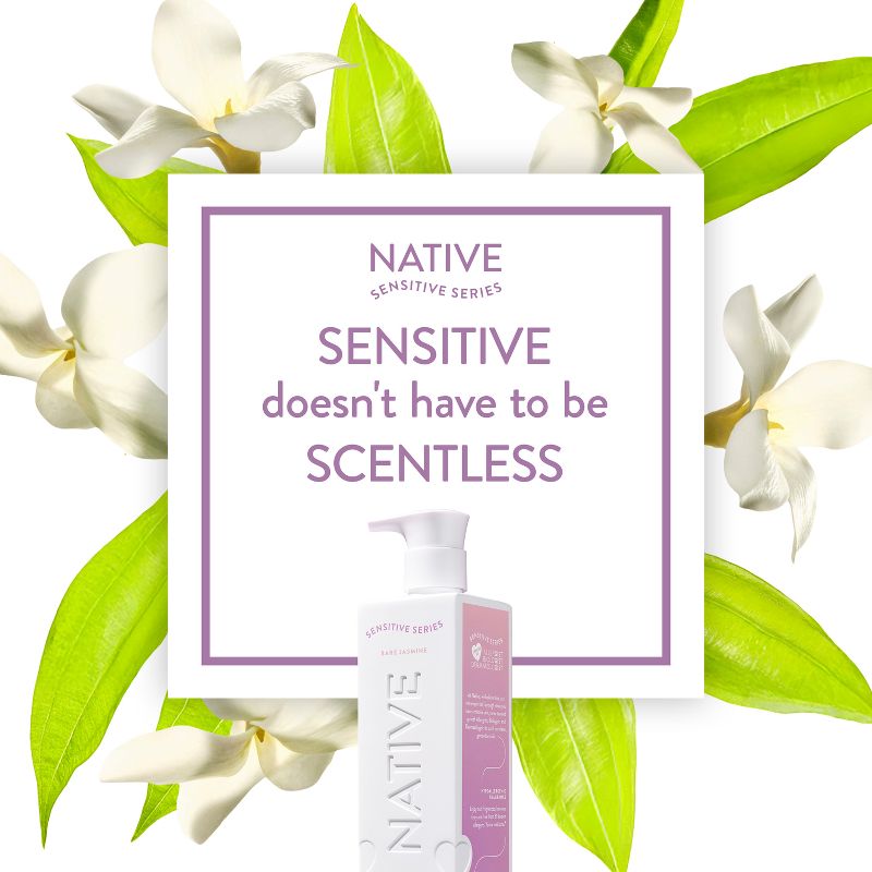 Native Sensitive Series 48H Hydrating Body Lotion - Hypoallergenic - Bare Jasmine - 18 fl oz