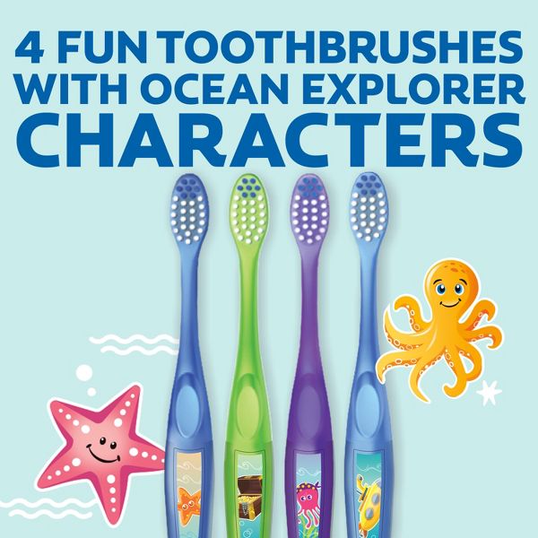 Colgate Kids' Ocean Explorer Manual Toothbrush Extra Soft - 4ct