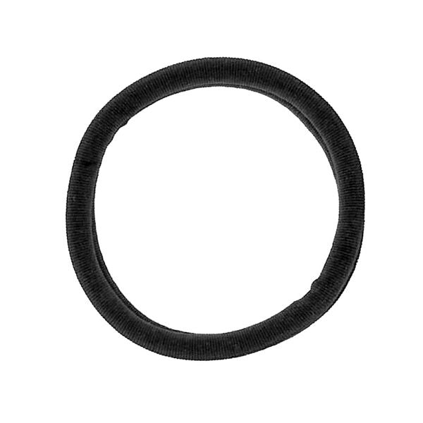 scünci No Damage Super Comfy Hosiery Elastic Hair Tie Ponytailers - Black - All Hair - 12pcs