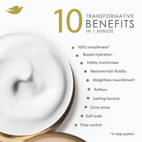 Dove Beauty 10-in-1 Hyaluronic & Moisture Hydration Mask with Hyaluronic Hair Serum - 9.2 fl oz