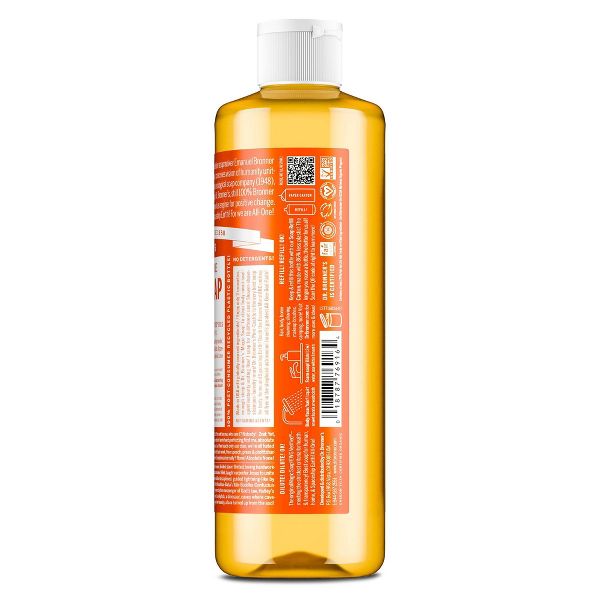 Dr. Bronner's Magic Pure Castile Liquid Soap Bodywash - Tea Tree - 16 fl oz