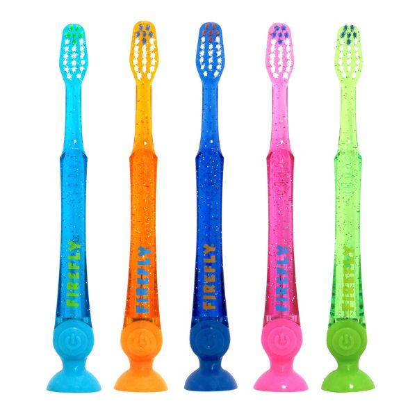 Firefly Kids' Light-Up Timer Manual Toothbrush - Soft - 2ct