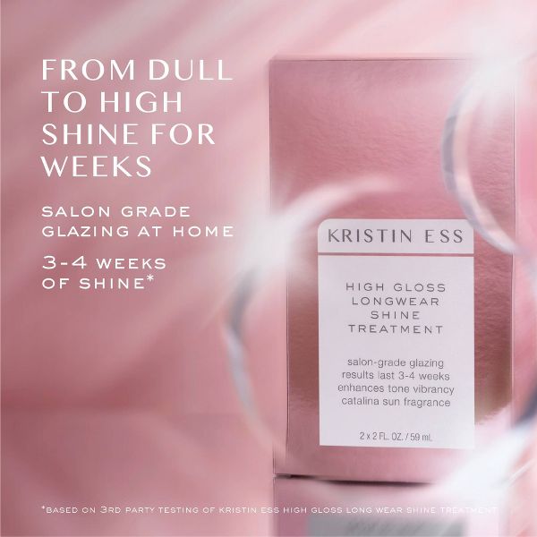 High Gloss Longwear Shine Treatment – Hair Gloss for All Hair Colors, Lasts 3–4 Weeks - 4 fl oz: Ammonia-Free, Liquid Formula