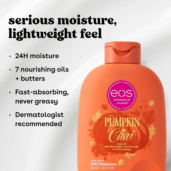 eos 24H Moisture Body Lotion - Pumpkin Chai - 16 fl oz