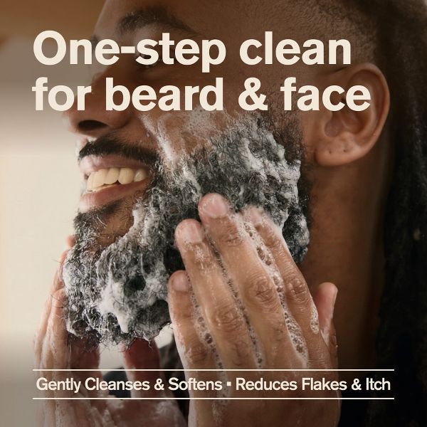 Every Man Jack Men's Nourishing Beard and Face Wash - Sandalwood Teak - 6.7 fl oz