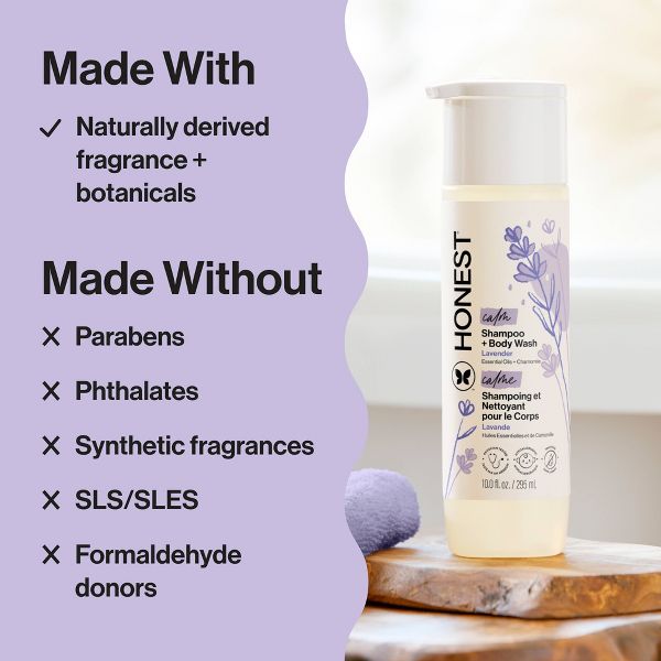 The Honest Company Calm Shampoo + Body Wash - Lavender - 10 fl oz