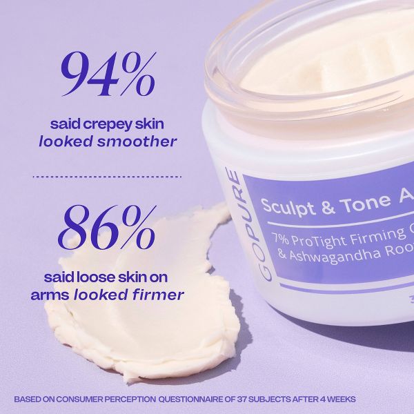 goPure Sculpt & Tone Arm Cream - 3.4 fl oz