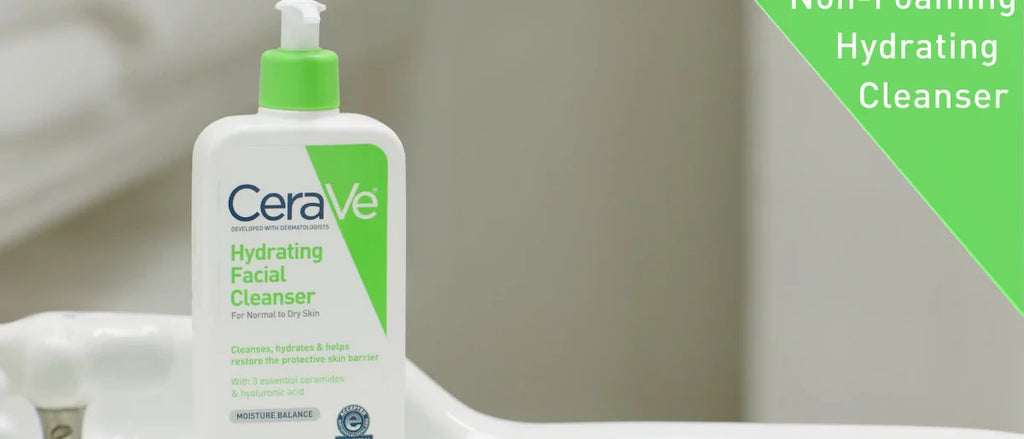 CeraVe Hydrating Face Wash with Hyaluronic Acid and Glycerin for Normal to Dry Skin - 12 fl oz