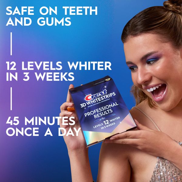 Crest 3D Whitestrips Professional White Teeth Whitening Kit - 20 Treatments