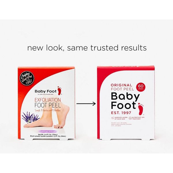 Baby Foot Original Exfoliation Foot Peel - Lavender - 2.4 fl oz