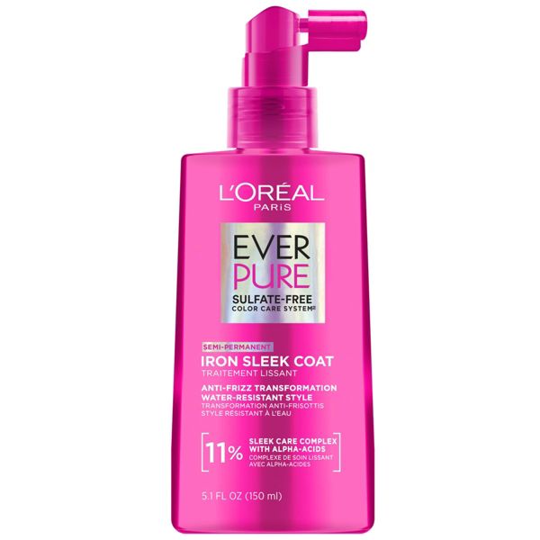 L'Oreal Paris EverPure Iron Sleek Coat Anti Frizz Hair Treatment - 5.1 fl oz