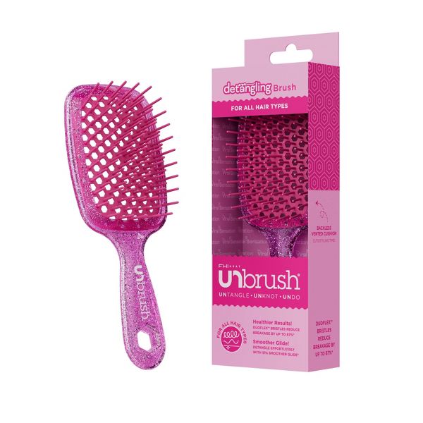 UNbrush Detangler Hair Brush - Cherry Blossom
