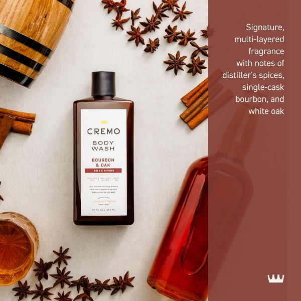 Cremo Body Wash - Bourbon and Oak - 16 fl oz