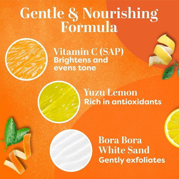 TruSkin Vitamin C Brightening Gentle Face Scrub - 4oz