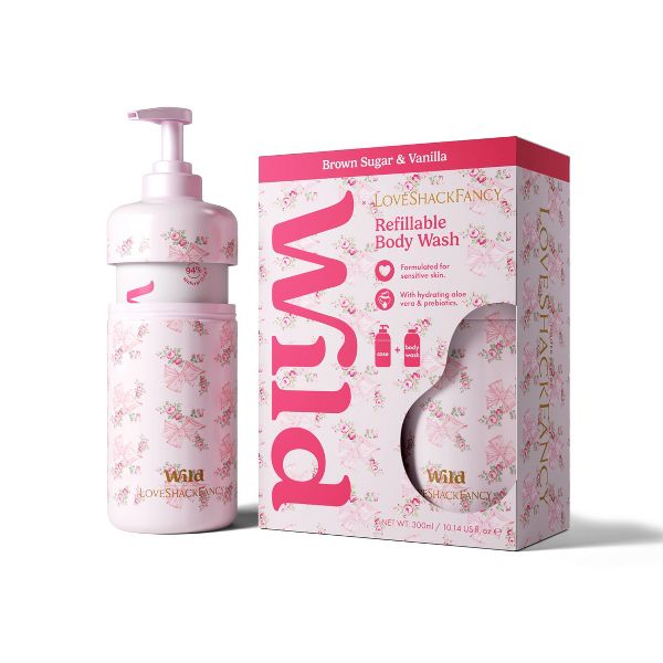 LoveShackFancy x Target - Wild Rosa Beaux Body Wash - Brown Sugar & Vanilla - 10.14 fl oz