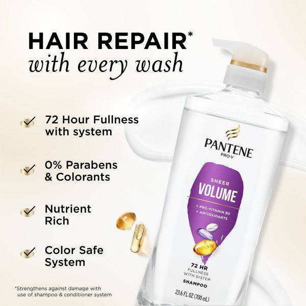 Pantene Pro-V Sheer Volume Shampoo - 12 fl oz
