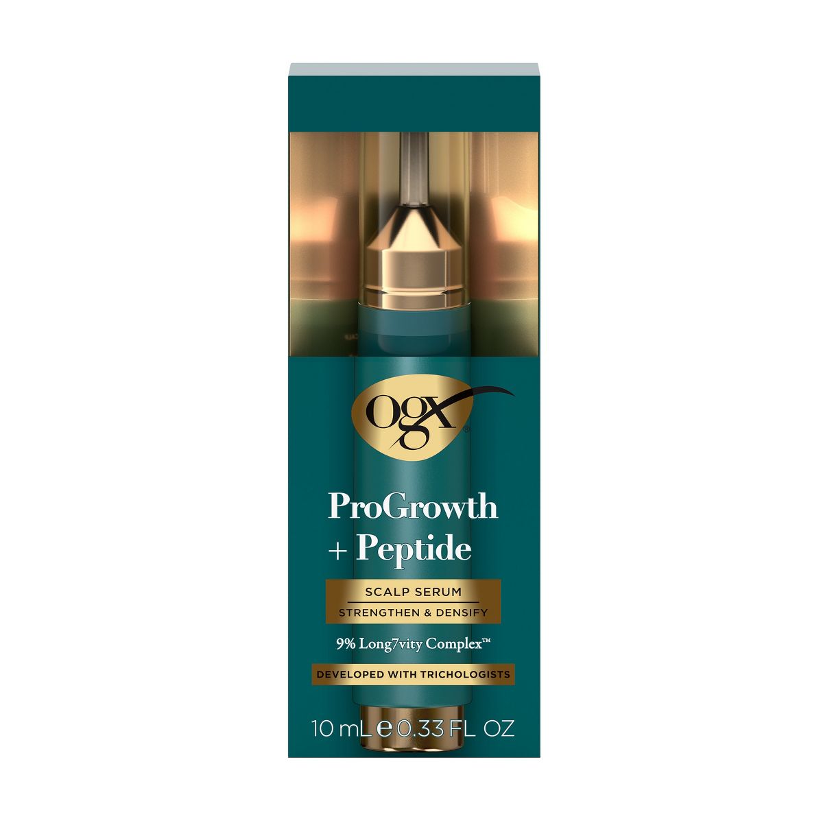 OGX ProGrowth + Peptide Hair Strengthening Scalp Serum - 0.33 fl. oz