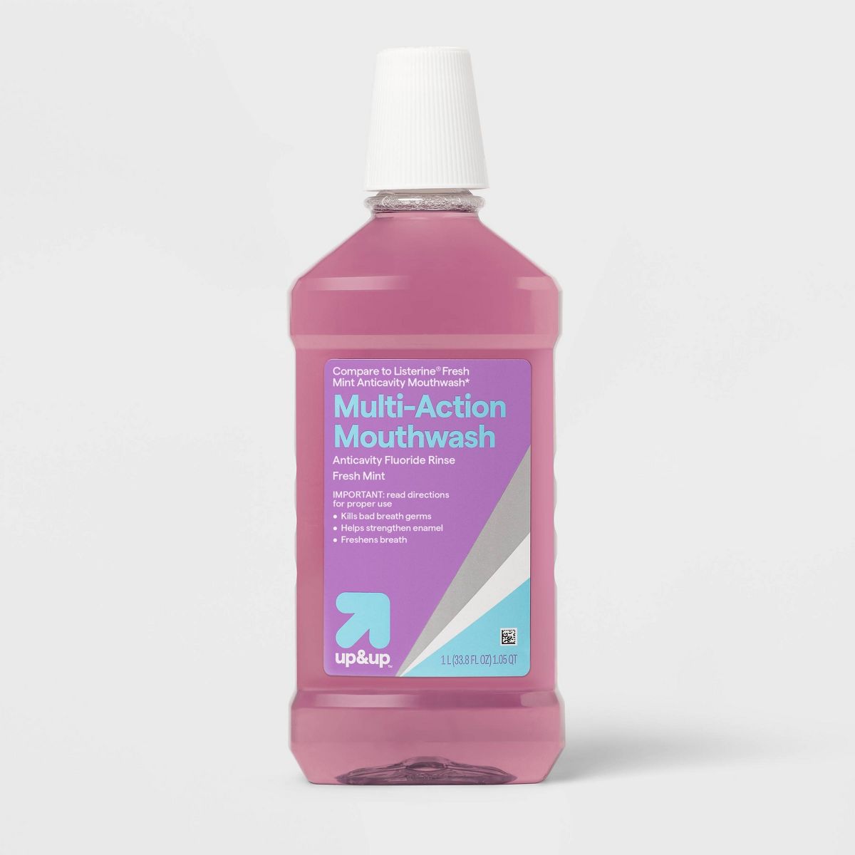 Anticavity Fluoride Mouth Rinse - Eucalyptus Mint - 33.8 fl oz - up&up™
