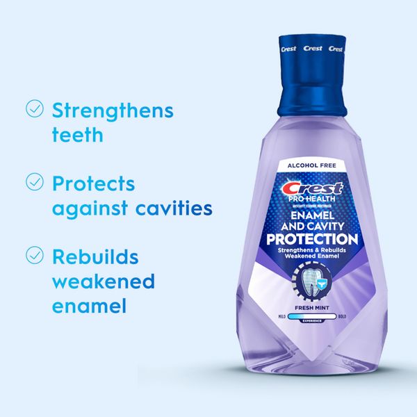 Crest Pro-Health Advanced Mouthwash, Alcohol Free, Enamel Care - 1 L