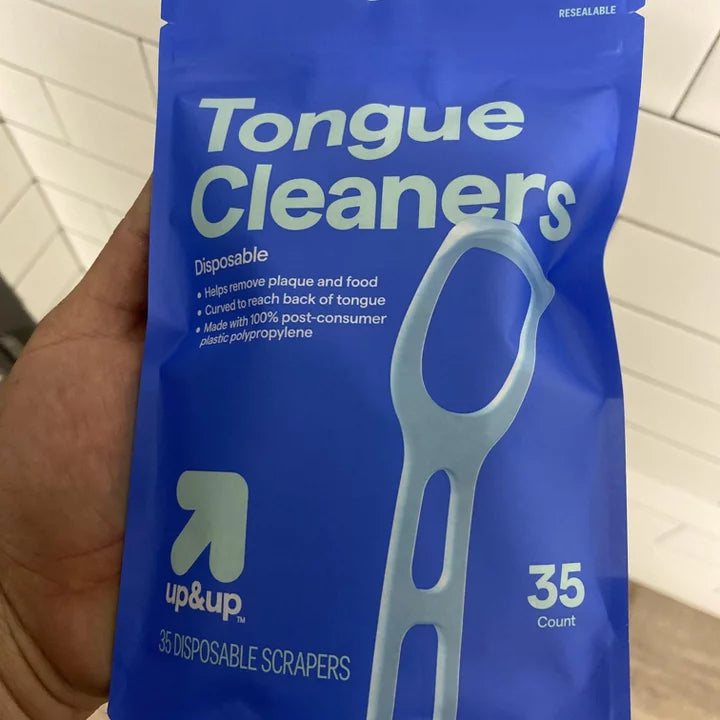 Disposable Tongue Scrapers - 35ct - up&up