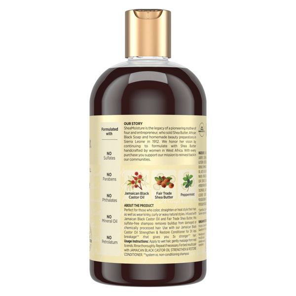 SheaMoisture Jamaican Black Castor Oil Strengthen & Restore Shampoo - 13 fl oz