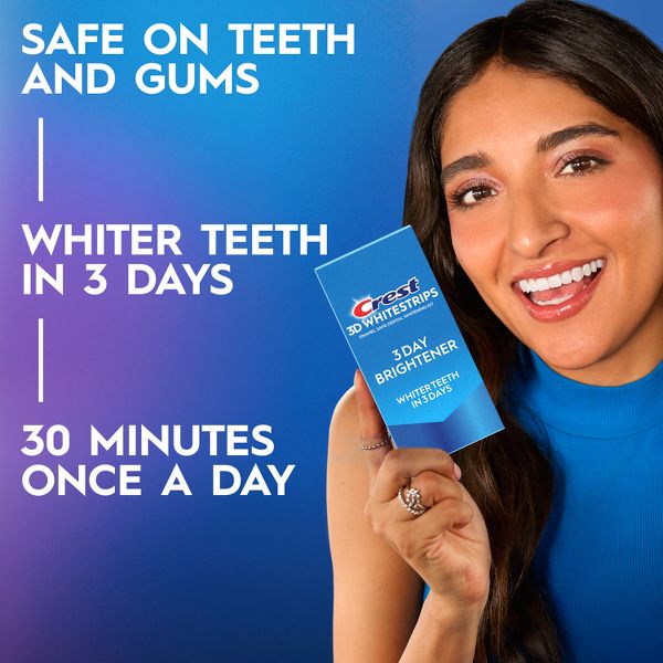 Crest 3DWhite 3 Day Brightener Teeth Whitening System - 3 Treatments
